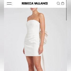 Rebecca Vallance Daphne Mini Ivory Dress